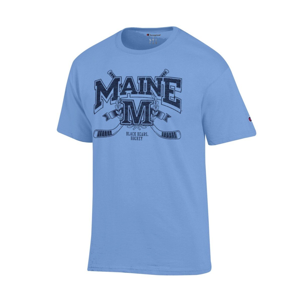 Champion Maine M Black Bears Hockey Tee